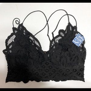 Free People Adella Bralette Black XL